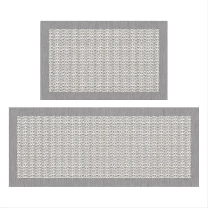 Paquete de 2 Tapetes de Cocina Durables, Antideslizantes e Impermeables